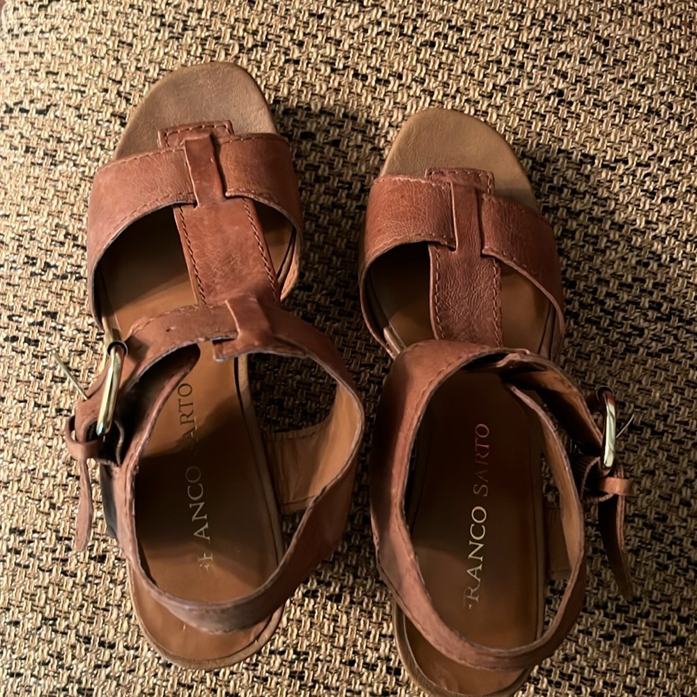 Franco sarto wedges, size 6